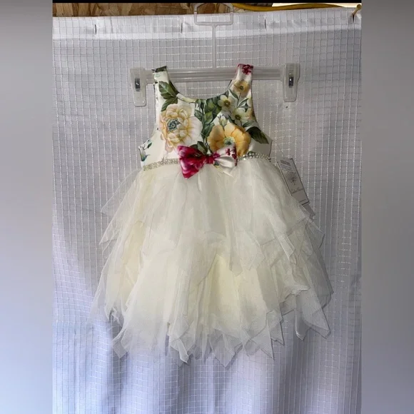 open lace back dress Baby Girls Princess Dress For Newborn 3 6 9 12 18 24 Months Birthday P   jetechband